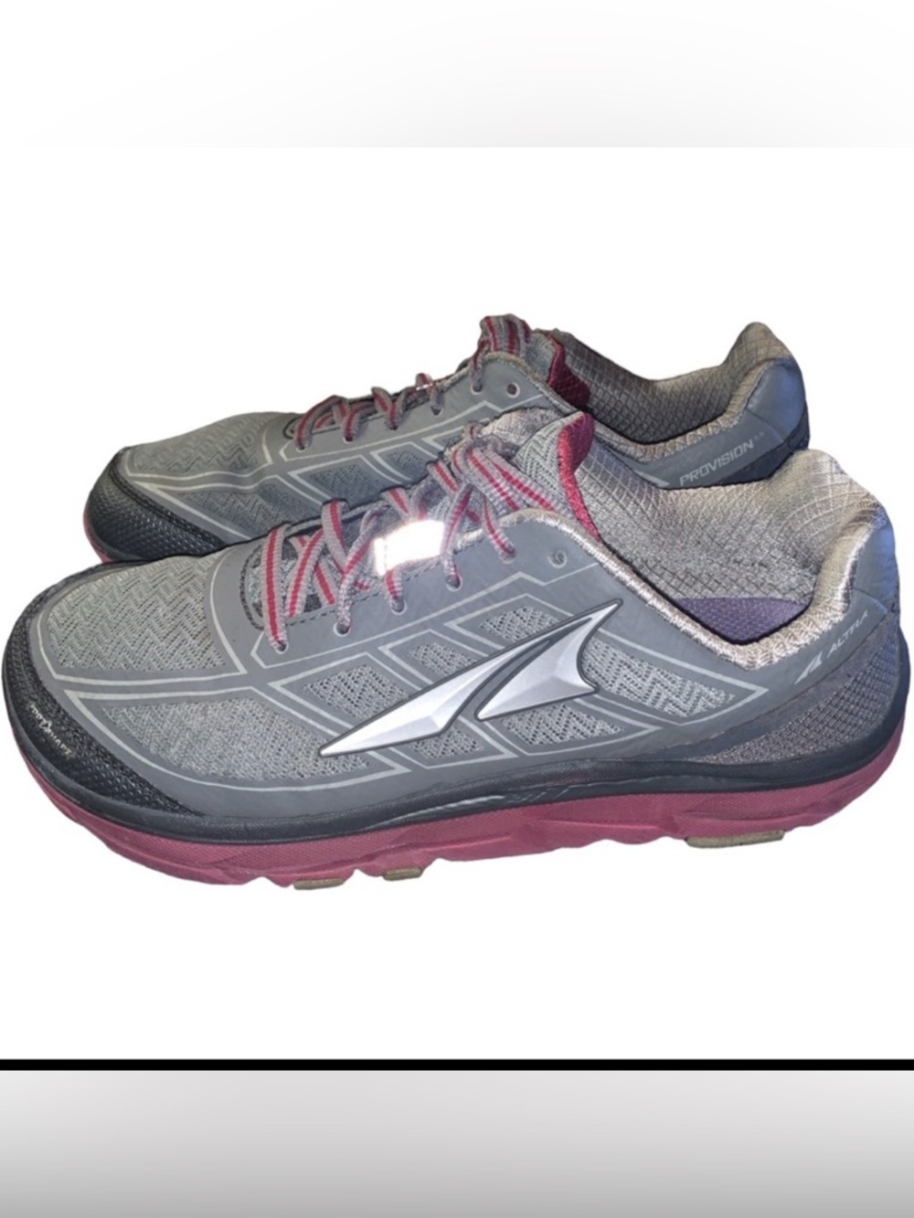 Altra Womens Sz 7 Provision 3.5 Running Shoes Zero Drop AFW1845F-2 Gray